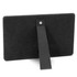 A black Ten Pen Pop Up Display Stand with a supporting tab at the back. Features a textured surface and a logo.