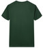 A dark green Saharah dryfit tee shirt with a simple design and a logo on the back.