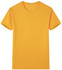 A yellow Saharah dryfit tee shirt with short sleeves and a crew neck. It features a logo on the label.