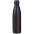 A drink bottle in a sleek matte black finish, with a rounded top and no visible branding.