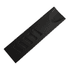 A black pen pouch with a sleek design featuring several slots for holding pens and a curved cutout.