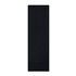 A black gym towel featuring a logo, designed for leisure and outdoor activities.