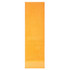 An orange cotton gym towel with a soft texture and a simple design. It has a branded logo.