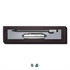 A pencil set featuring two items in a sleek black box, with a silver design. Includes a pen and a stylus.
