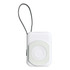 A white Orbit Magnetic Power Bank 5000mAh with a textured front and a looped attachment strap. It features a logo.