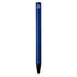 A blue recycled aluminium twist ballpoint pen with a logo at the top.