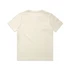 A cream-coloured children's t-shirt with a plain back, featuring a logo. Suitable for casual wear.