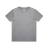 A grey Kids Block Tee featuring a round neck and short sleeves, with a logo on the tag.