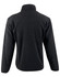 A black adult's half zip polar fleece pullover with a high collar and long sleeves, featuring a logo.