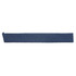A dark blue straw hat with a toggle for adjustment, featuring a logo.