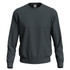 A dark green men's sweatshirt with long sleeves and a crew neck. It features a logo on the label.