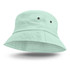 A mint green Bondi Bucket Hat with a wide brim and two vent holes on the sides.
