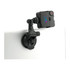 A portable video light with a suction mount, featuring adjustable joints and a compact design. It is black in colour.