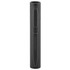 A metal pen in a sleek black casing, featuring a simple design and a logo on the surface.
