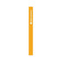 A branded carpenter pencil in bright yellow, featuring a logo or branding on its side.