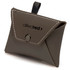 A green 3 in 1 charging envelope with a button closure and a loop for attachment, featuring a brand logo.