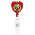 Heart Shaped Retractable Badge Holder