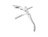 A stainless steel waiter's corkscrew with a lever and spiral corkscrew design. The product features a branding logo.