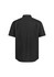 A short sleeve shirt in black, displaying the back view with a classic fit. Features a collar and has a logo.