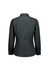 A women's long sleeve shirt in dark grey, featuring a fitted design and buttoned cuffs. The back view is shown, with a logo.