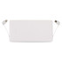 A white power bank with built-in cables for charging devices. It features an unobtrusive logo and indicator lights.