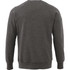 A grey fleece crew jumper for men, featuring a simple design with a logo on the back.