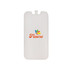 A white cooler brick featuring a colourful logo, designed for use in cooler bags.