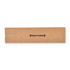 A brown cardboard box featuring a logo, designed for packaging, with a slit for easy opening.