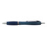 A Viva Transparent Pen with a sleek blue design and silver accents.