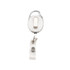 A Premium Retractable ID Badge Holder featuring a clip for attachment and a retractable cord for easy access.