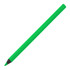A green highlighter shaped like a pencil, with a sharp tip for precise marking. It has a smooth, glossy finish.