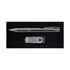 A silver pen and a metallic USB drive presented on a black background, part of the Bellman Gift Set.