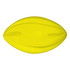 A yellow 135mm Spyro Football with a smooth, aerodynamic shape and a simple design. It features a branding logo.