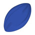 A 135mm Spyro Football in blue, featuring a smooth, oval shape with a logo on its surface.