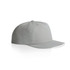 A light grey cap with a rounded crown, featuring a curved peak and a branding logo.