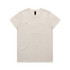 A plain cream-coloured T-shirt made of soft fabric with a simple crew neckline. It features a logo tag inside.