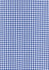 A blue and white gingham patterned fabric, featuring a checkered design suitable for a button-up shirt.
