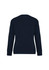 A women's wool mix cardigan in navy, featuring long sleeves and a simple design. Includes a logo detail.