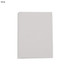 A white mini sticky note pad with a plain cover, featuring a branding logo. Ideal for office use.