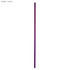 A purple stainless steel straw measuring 6mm x 215mm, displayed vertically against a white background.