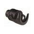 A black champagne stopper with a sleek design, featuring a curved handle and a secure seal mechanism.
