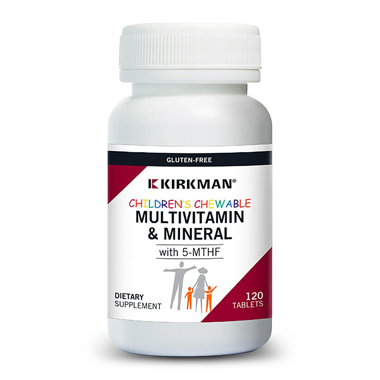 Children's Chewable MultiVitamin/Mineral Kirkman 120 tabs MorNatural