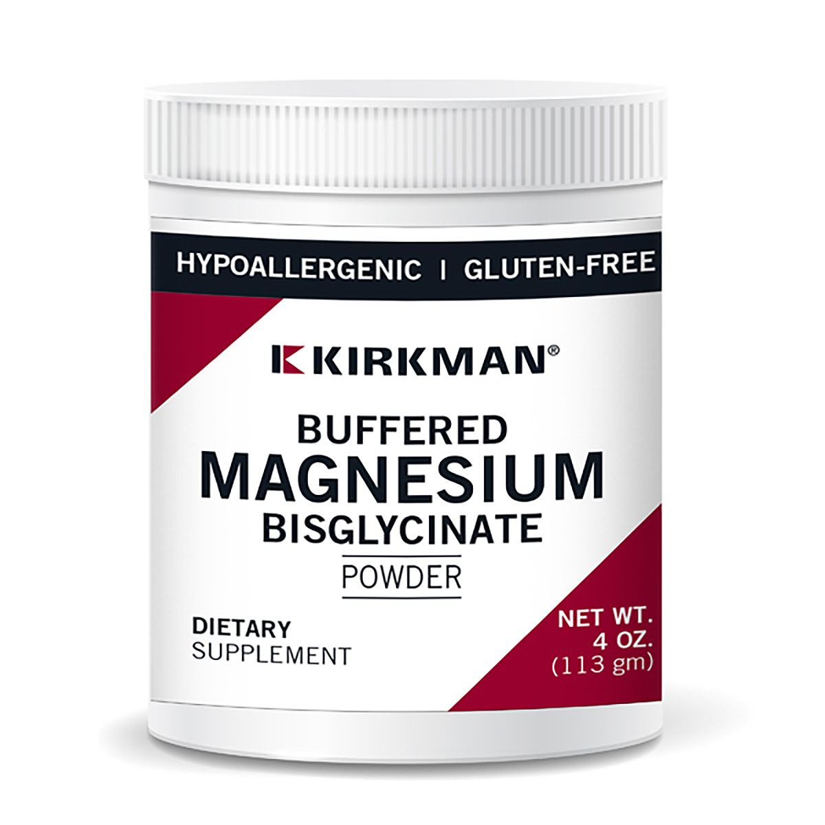 Magnesium Bisglycinate Kirkman 997 mg 4 oz (113 g) MorNatural