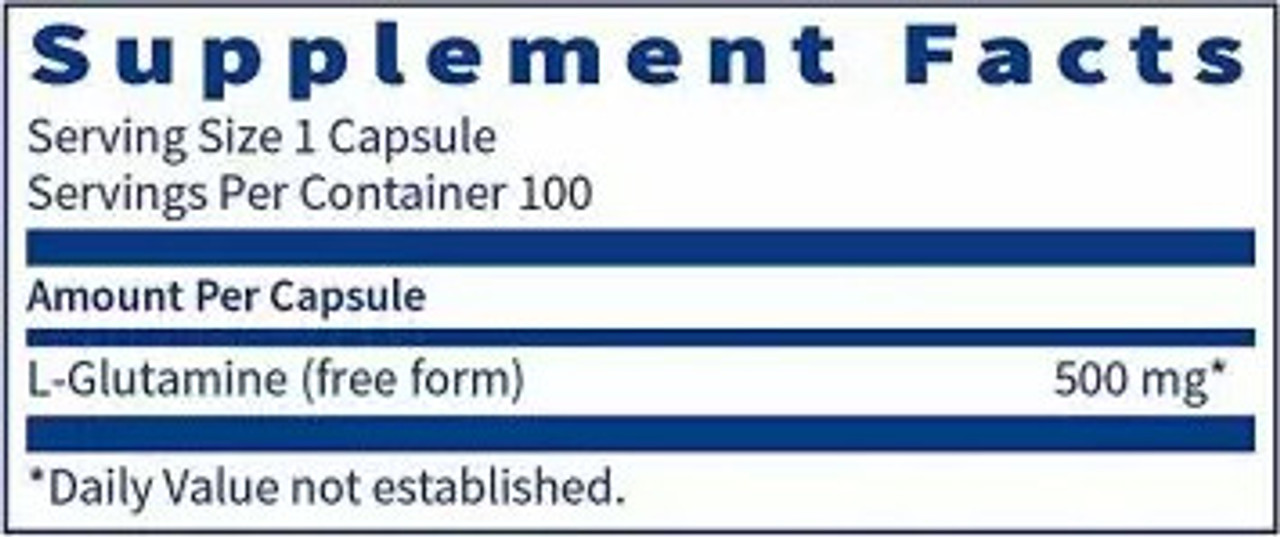 LGlutamine Klaire Labs capsules/powder MorNatural