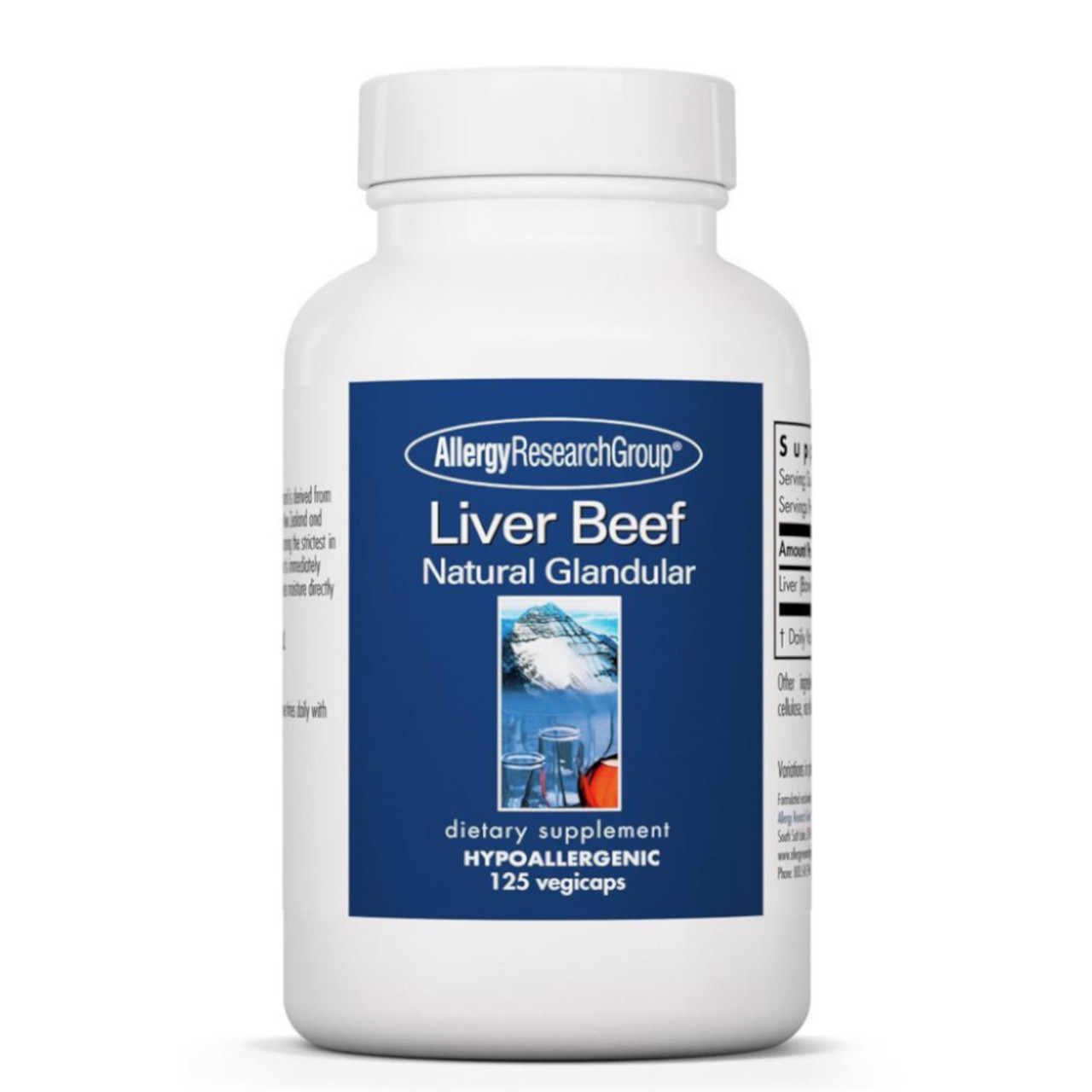 Liver Beef Allergy Research Group 125 caps MorNatural