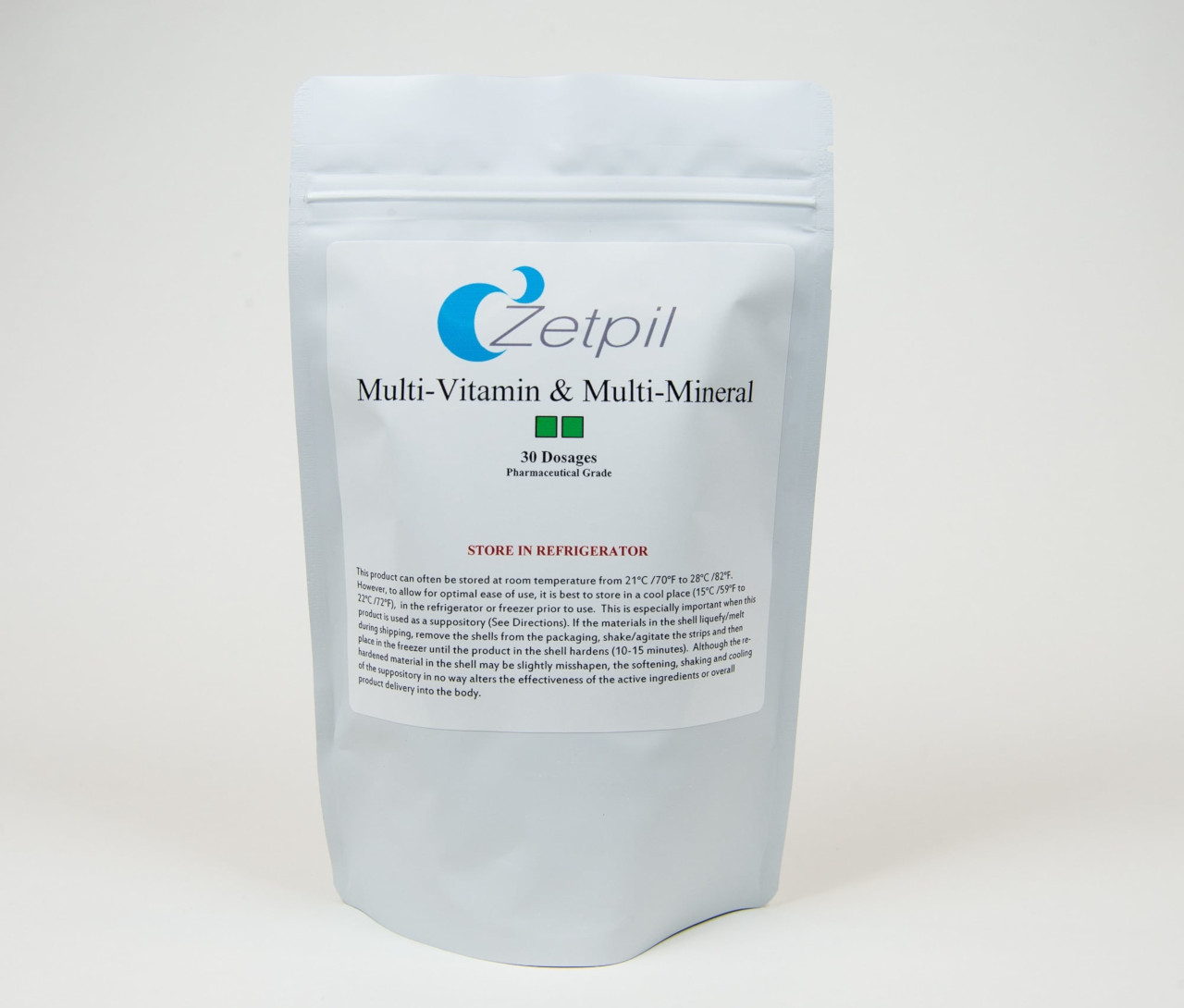 zetpil glutathione suppositories Zetpil™ Multivitamin & Mineral Suppository main image 0