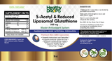 Liposomal S-Acetyl and Reduced Glutathione 500 mg - Healthy Drops SPECIAL ORDER