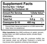 CoQ10 Power™ - Researched Nutritionals 60 softgels SPECIAL ORDER