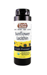 Organic Sunflower Lecithin - Foods Alive 8 oz (236 ml)