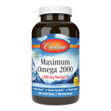 Maximum Omega 2000, Lemon Flavor - Carlson 2000 mg 90/180 caps